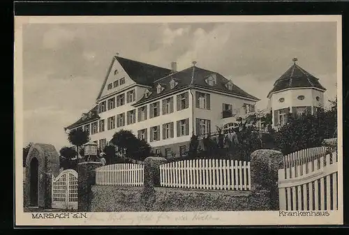 AK Marbach a. N., Blick auf das Krankenhaus