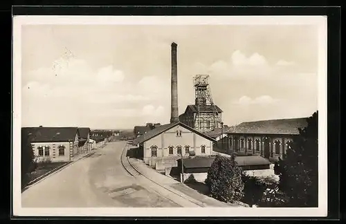 AK Bad Friedrichshall, Steinsalzwerk Kochendorf, Schacht König Wilhelm II., Gesamtansicht, Salzbergwerk
