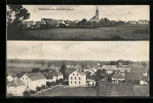 AK Weidenbach /Mittelfranken, Ansichten des Ortes