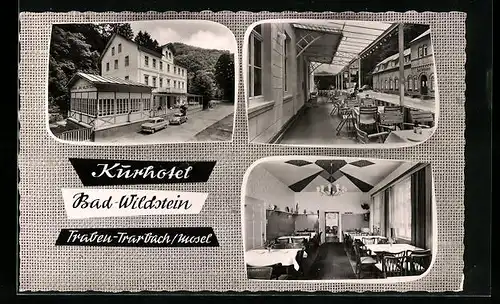 AK Traben-Trarbach /Mosel, Kurhotel Bad Wildstein, Innenansichten