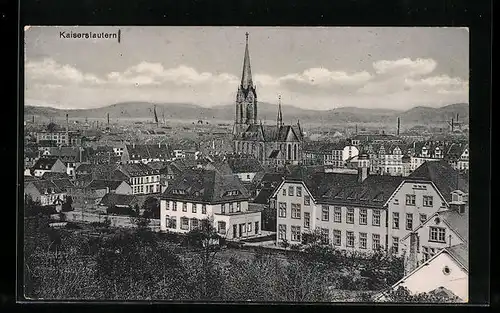 AK Kaiserslautern, Teilansicht mit Kirche