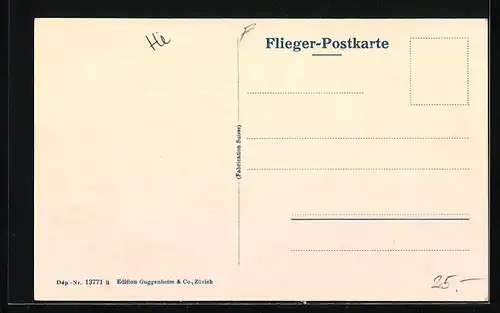 AK Unterengstringen, Fliegeraufnahme v. Kloster Fahr