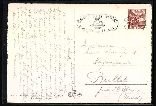 AK Solothurn, Blick auf die Rötibrücke