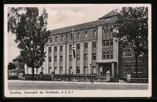 AK Bernburg, Kuranstalt der Reichsbahn A. P. K. 1