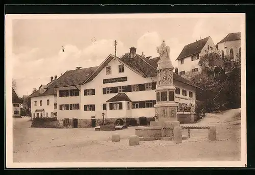 AK Grönenbach, Gasthof und Pensionat zum Löwen von Zacharias Manz