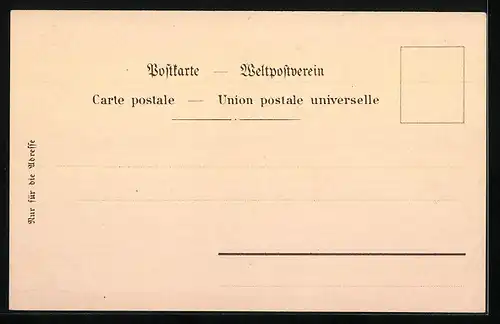 Lithographie Köln, Hotel du Nord J. Friedrich, Uferpartie mit Dom