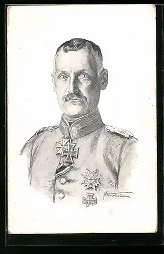 AK Portrait von Kronprinz Rupprecht von Bayern
