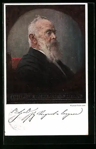 AK Porträt Prinzregent Luitpold von Bayern im Anzug