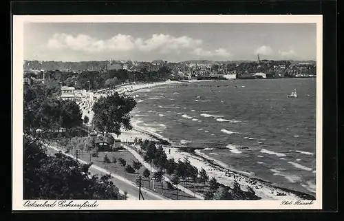 AK Eckernförde, Ostseeebad, Strandpartie