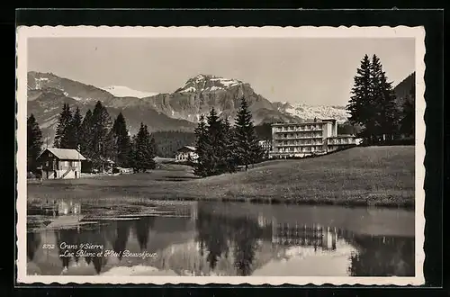 AK Crans sur Sierre, Lac Blanc et Hotel Beauséjour