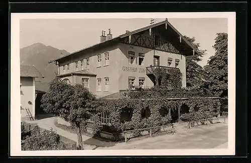 AK Marquartstein, Blick auf Gasthof Prinzregent