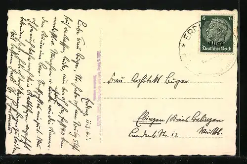 AK Erding, Strassenpartie im Ortskern