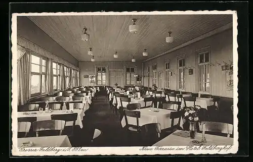 AK Gr. Feldberg i. Taunus, Speiseraum i. Hotel Feldberghof, Bes. Erich Berndt