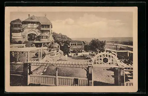 AK Dresden, Blick von der Loschwitzhöhe auf das Elbtal