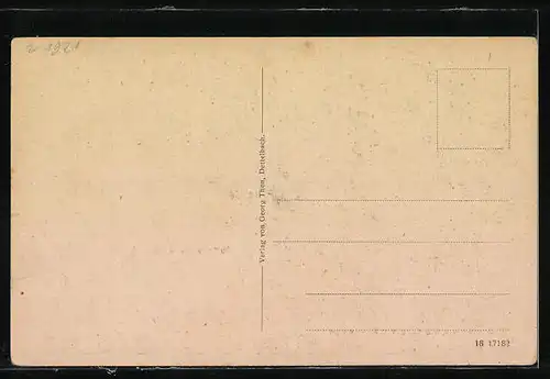 Passepartout-AK Dettelbach a. M., Kloster und Wallfahrtskirche, Ortsansicht mit Main