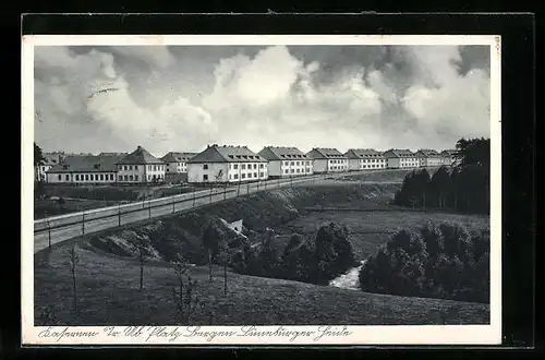 AK Truppenübungsplatz Bergen /Lüneburger Heide, Blick auf die Kasernen