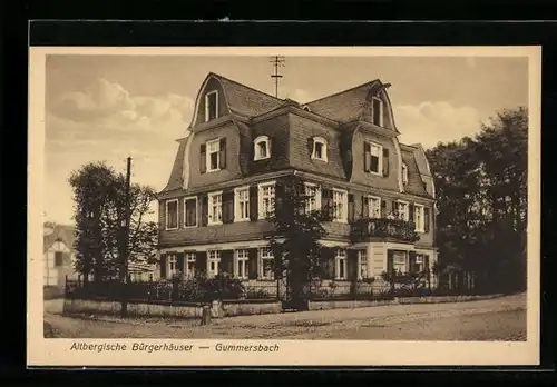 AK Gummersbach, Altbergisches Bürgerhaus