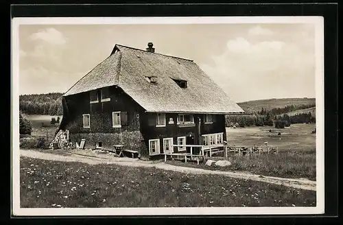 AK Schönwald /Schwarzw., Jugendherberge Küferhäusle