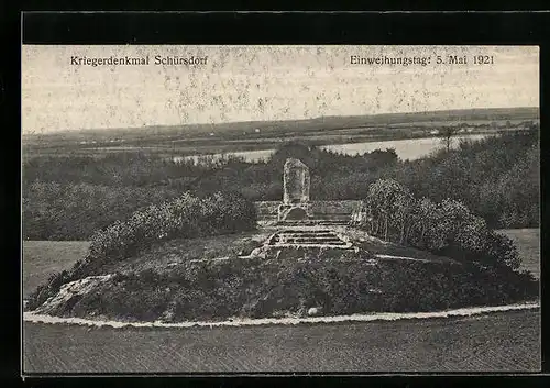 AK Schürsdorf, Kriegerdenkmal von 1921