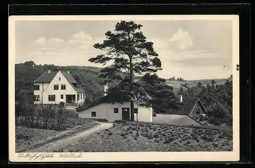 AK Wislade bei Oberrahmede /Kr. Altena, Volkshochschule Wislade mit Umgebung