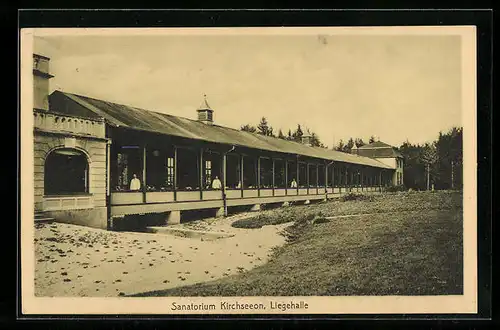AK Kirchseeon, Liegehalle des Sanatoriums