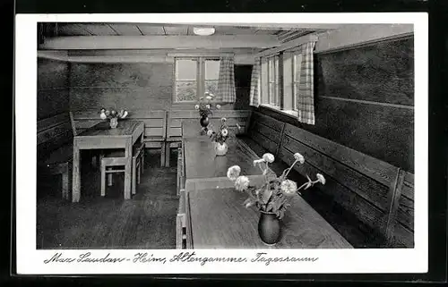 AK Hamburg-Altengamme, Max Laudan-Heim, Tagesraum