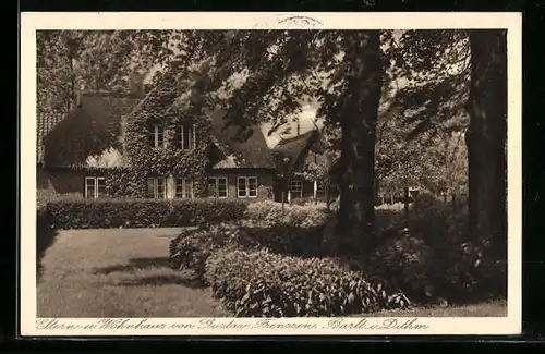 AK Barlt in Diethm., Eltern- und Wohnhaus von Gustav Frenssen
