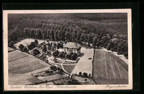 AK Bad Klosterlausnitz, Kurhotel Waldhaus Zur Köppe, Fliegeraufnahme