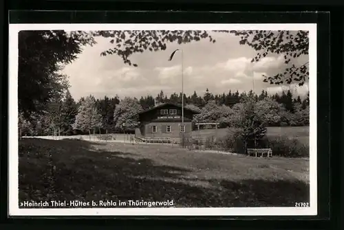 AK Ruhla / Thür. Wald, Heinrich Thiel-Hütte