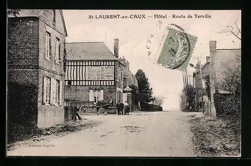 AK Saint-Laurent-en-Caux, Hotel, Route de Yerville