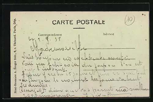 AK Gournay-en-Bray, Entrée de la Rue de Ferrières, le passage à Niveau