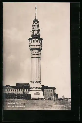 AK Constantinople, Tour de Séraskérat, Leuchtturm