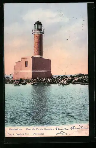 AK Montevideo, Faro de Punta Carretas, Leuchtturm