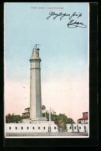 AK Port Said, Lighthouse, Leuchtturm