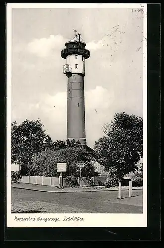 AK Wangerooge, Blick zum Leuchtturm