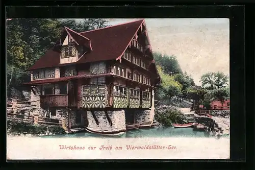 AK Gasthaus zur Treib am Vierwaldstätter See