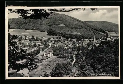 AK Eiserfeld / Sieg, Ortsansicht aus der Vogelschau