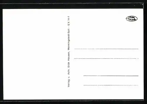 AK Wenningstedt / Sylt, Strandpartie und Strassenpartie