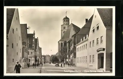 AK Lauingen / Donau, Obere Herzog-Georg-Strasse