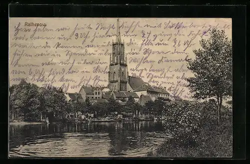 AK Rathenow, Blick zur Kirche