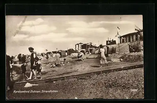 AK Cuxhaven-Duhnen, Strandpartie