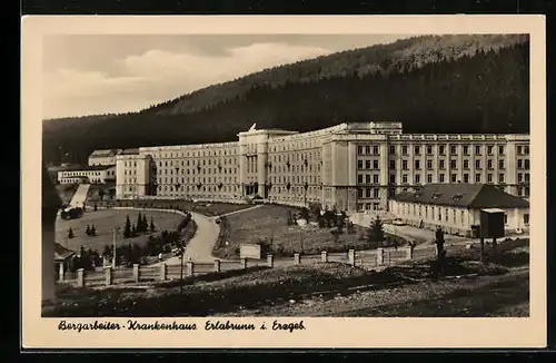 AK Erlabrunn i. Erzgeb., Bergarbeiter-Krankenhaus