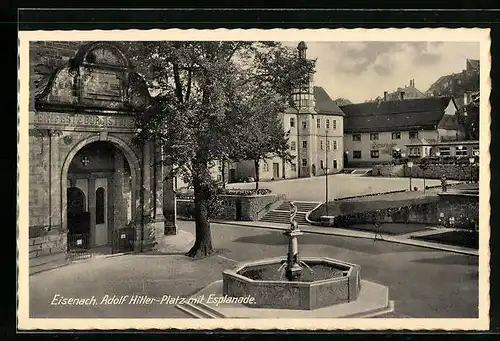 AK Eisenach, Platz mit Esplanade