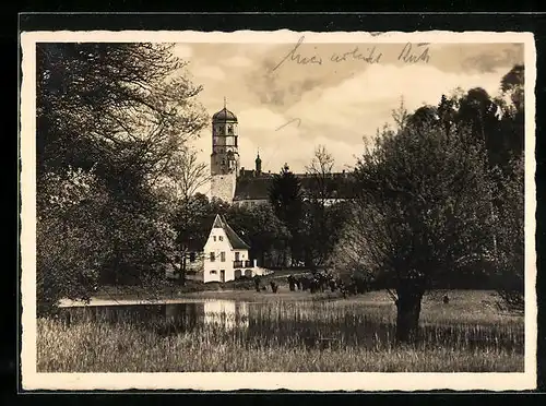 AK Dillingen a. d. Donau, Blick aufs Schloss