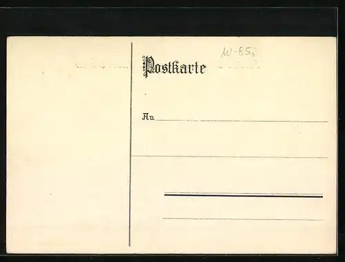 Künstler-AK Erlangen, Ansicht der französisch-reformierten Kirche