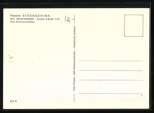 AK Muschenried, Pension Eidenschink