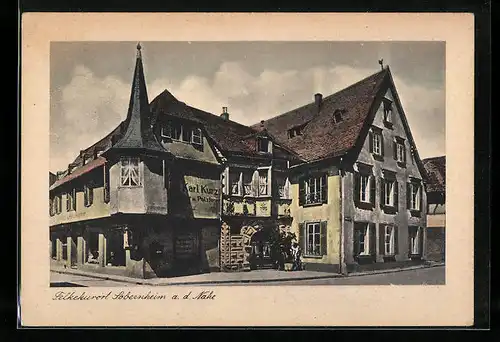 AK Sobernheim a. d. Nahe, Geschäft Karl Kurz