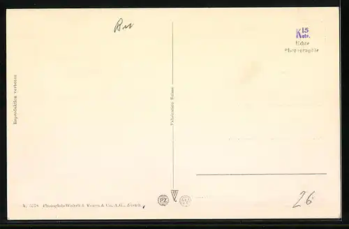 AK Zofingen, Strassenpartie in der Unterstadt