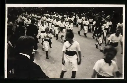 AK Herisau, Umzug beim Kinderfest 1926