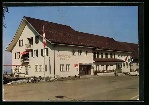 AK Berikon, Landgasthof Gruenebode bei Schönwetter